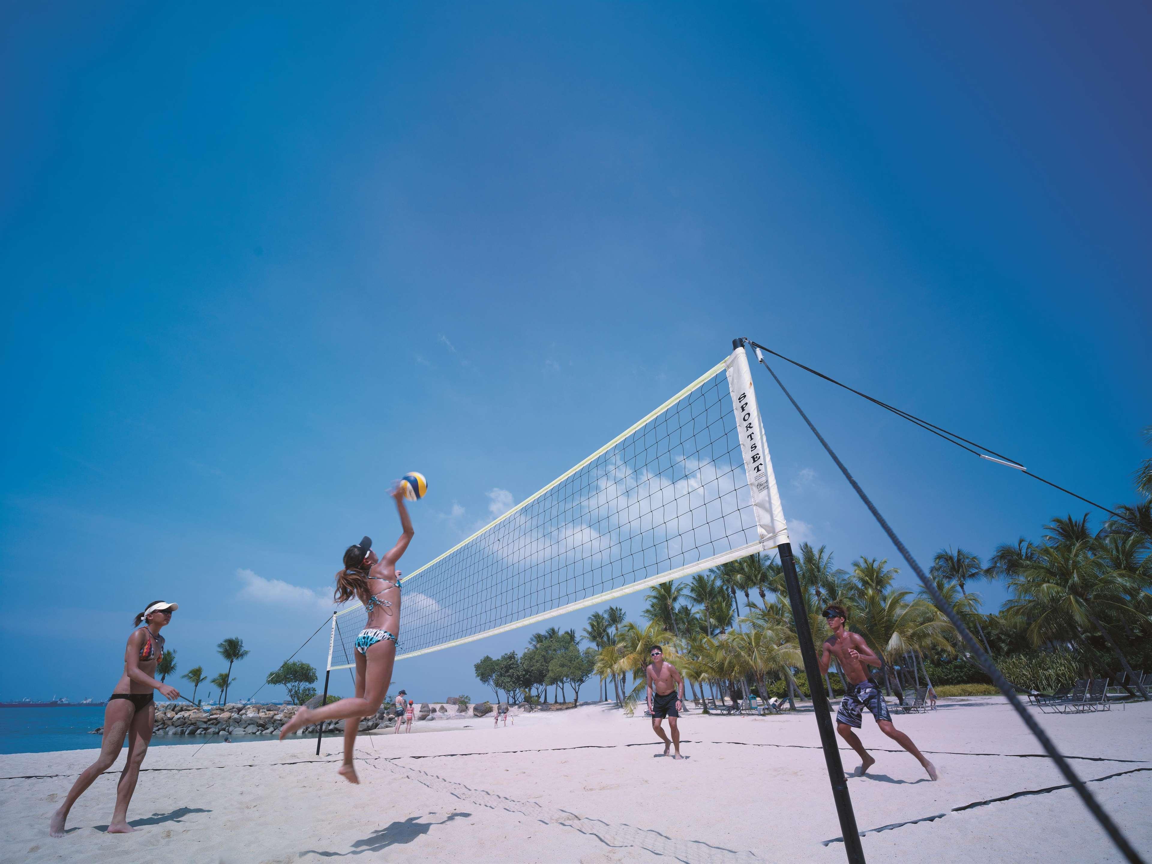 Shangri-La Rasa Sentosa, Сингапур Экстерьер фото Beach volleyball