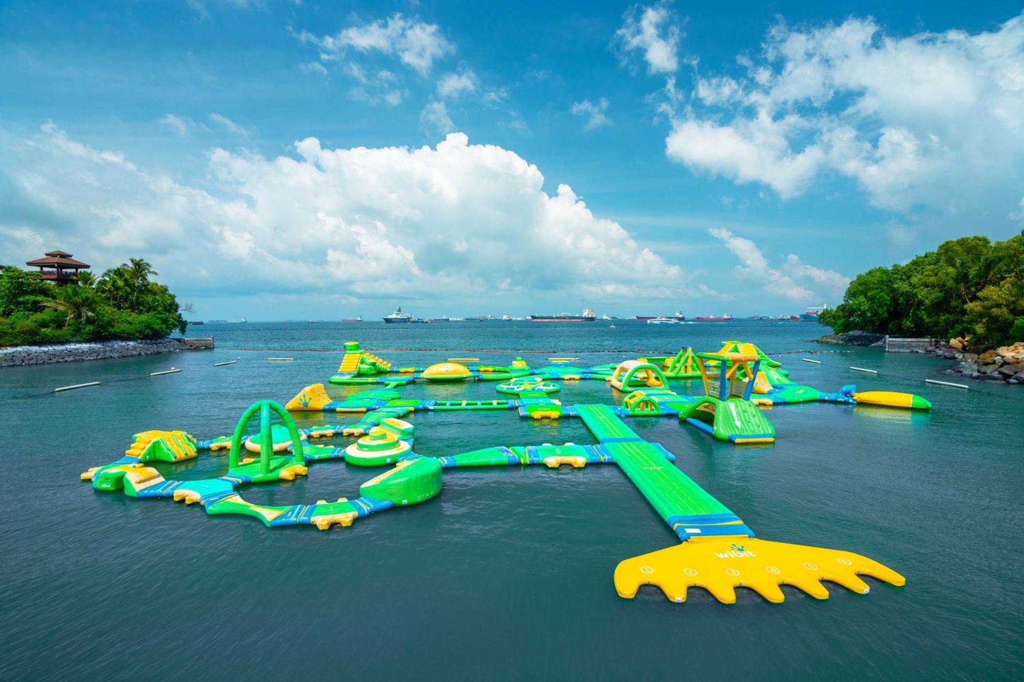 Shangri-La Rasa Sentosa, Сингапур Экстерьер фото Aerial view of the park